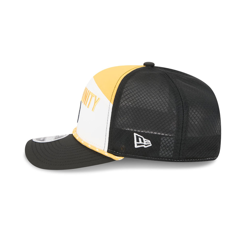 Pittsburgh Steelers 2025 Inspire Change Split Panel 9SEVENTY Trucker Hat