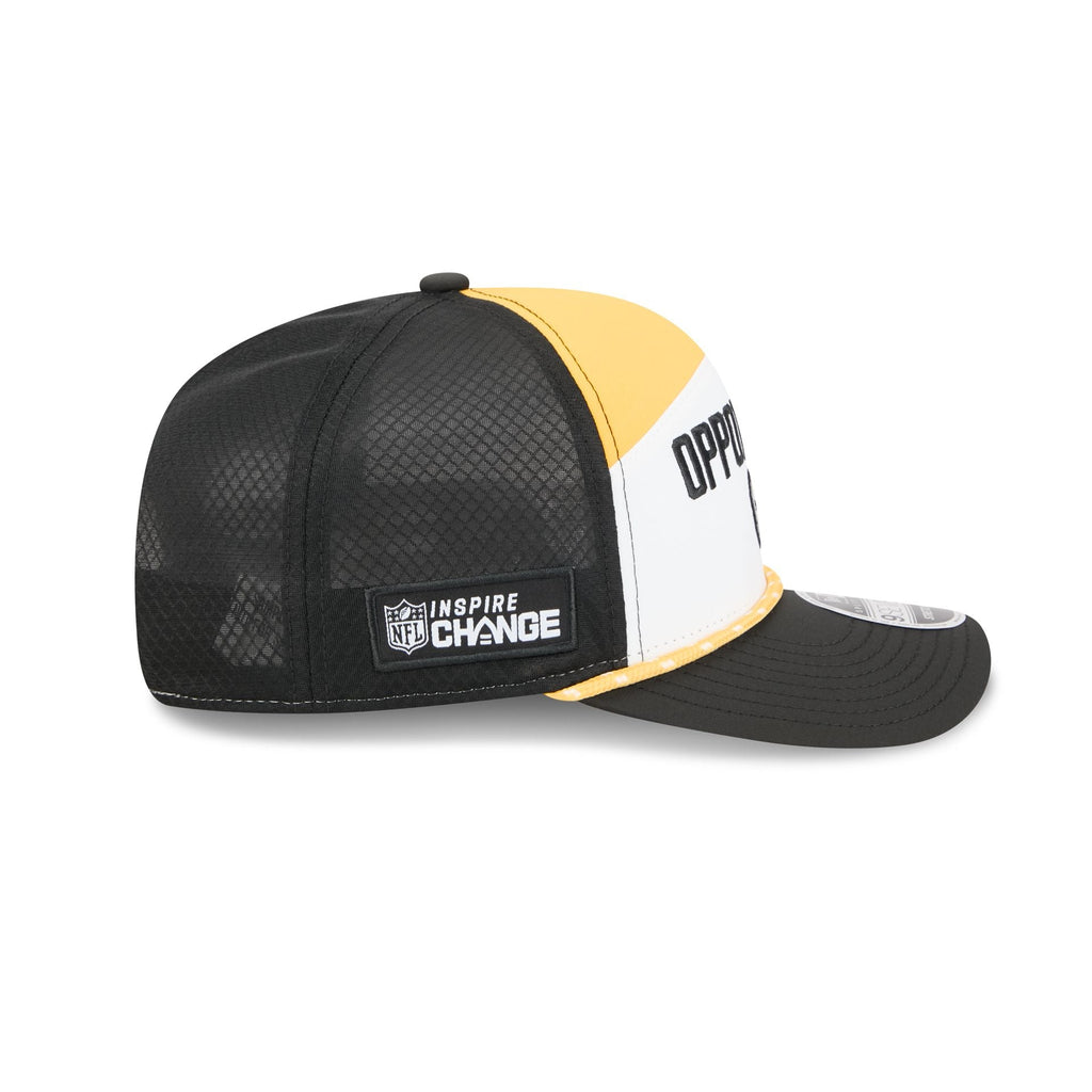 Pittsburgh Steelers 2025 Inspire Change Split Panel 9SEVENTY Trucker Hat