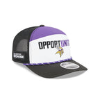 Minnesota Vikings 2025 Inspire Change Split Panel 9SEVENTY Trucker Hat