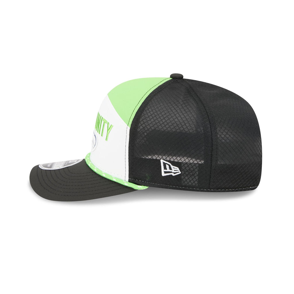 Seattle Seahawks 2025 Inspire Change Split Panel 9SEVENTY Trucker Hat