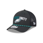 Philadelphia Eagles 2025 Inspire Change 9FORTY M-Crown Snapback Hat