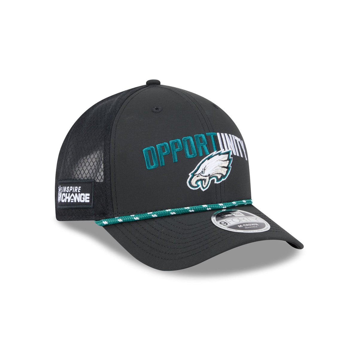 Philadelphia Eagles 2025 Inspire Change 9FORTY M-Crown Snapback Hat