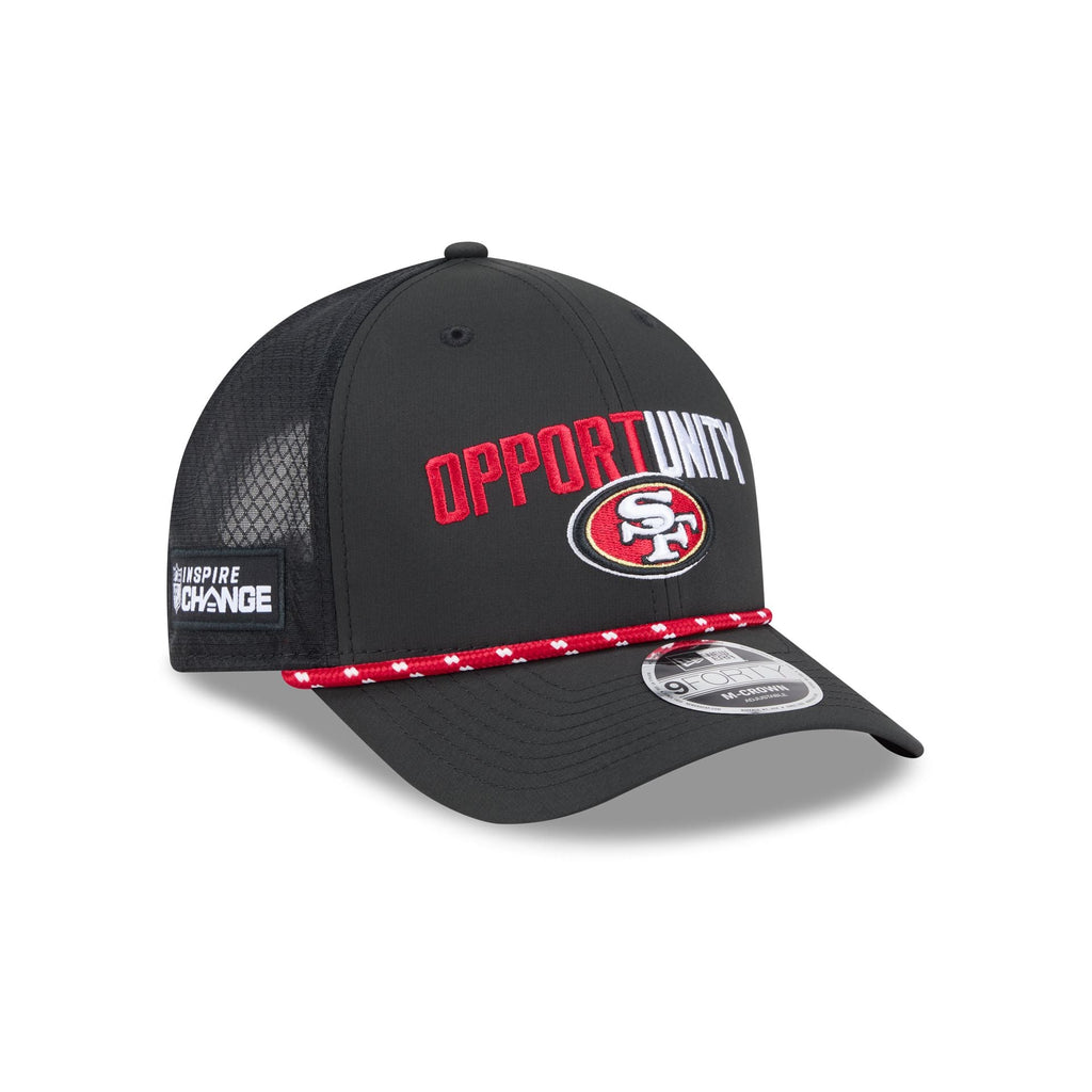 San Francisco 49ers 2025 Inspire Change 9FORTY M-Crown Snapback Hat