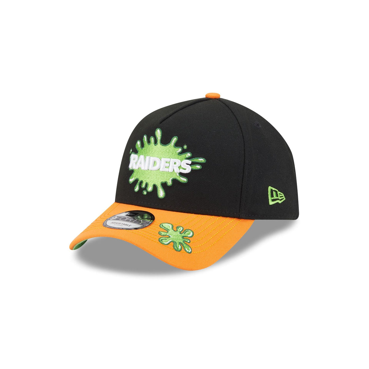 Nickelodeon Slime x Las Vegas Raiders 9FORTY A-Frame Snapback Hat
