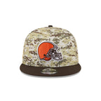 Cleveland Browns 2025 Salute to Service Fan Gear 9FIFTY Snapback Hat