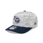 Tennessee Titans 2025 Salute to Service Fan Gear 9SEVENTY Stretch-Snap Hat
