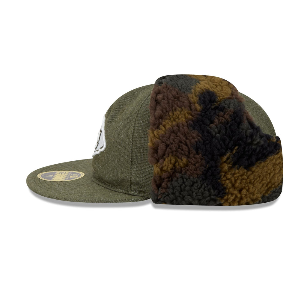 Kansas City Chiefs Three Looms Cotton Twill Camo Retro Crown Dog Ear 59FIFTY Fitted Hat