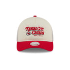 Kansas City Chiefs Retro Chrome Women's White 9FORTY M-Crown A-Frame Trucker Hat