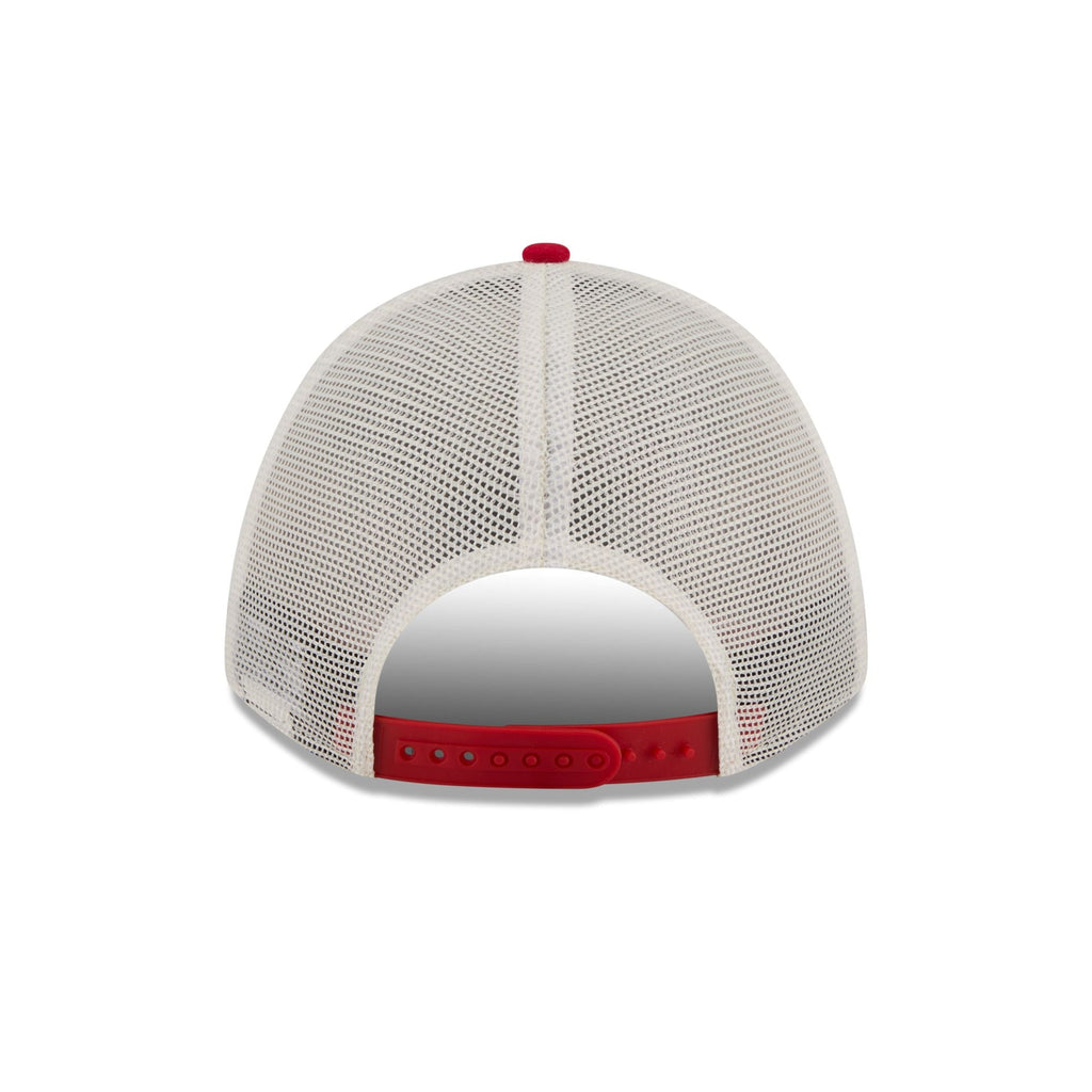 Kansas City Chiefs Retro Chrome Women's White 9FORTY M-Crown A-Frame Trucker Hat