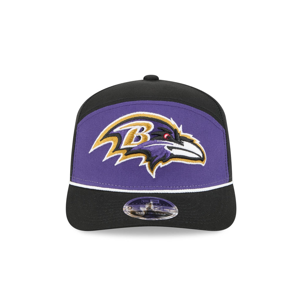 Baltimore Ravens Split Panel 9SEVENTY Stretch-Snap Hat