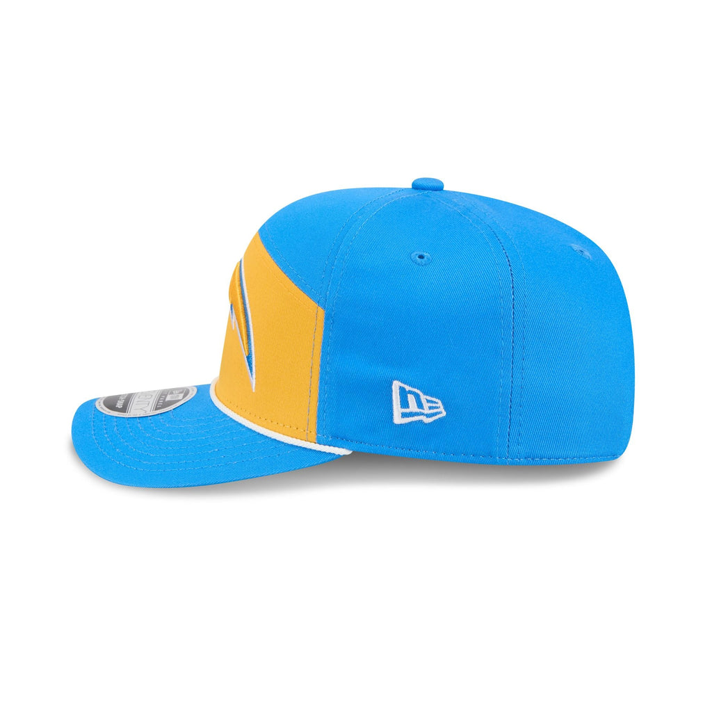 Los Angeles Chargers Split Panel 9SEVENTY Stretch-Snap Hat