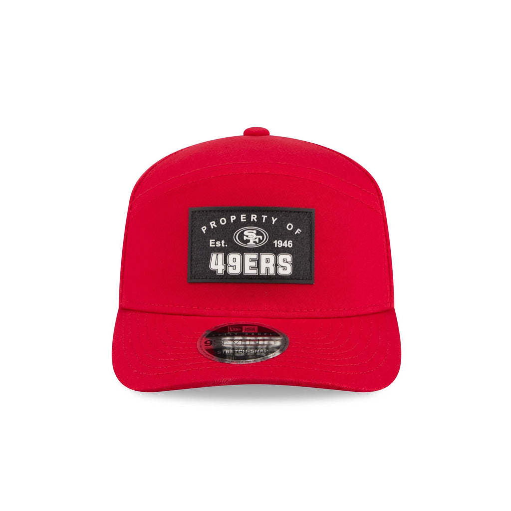 San Francisco 49ers Property of Patch Split Panel 9SEVENTY Stretch-Snap Hat