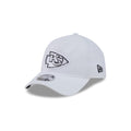 Kansas City Chiefs White 9FORTY APEX Snapback Hat