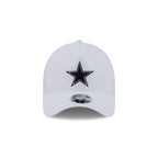 Dallas Cowboys White 9FORTY APEX Snapback Hat