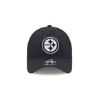 Pittsburgh Steelers Black 9FORTY APEX Snapback Hat