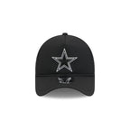 Dallas Cowboys Black 9FORTY APEX Snapback Hat