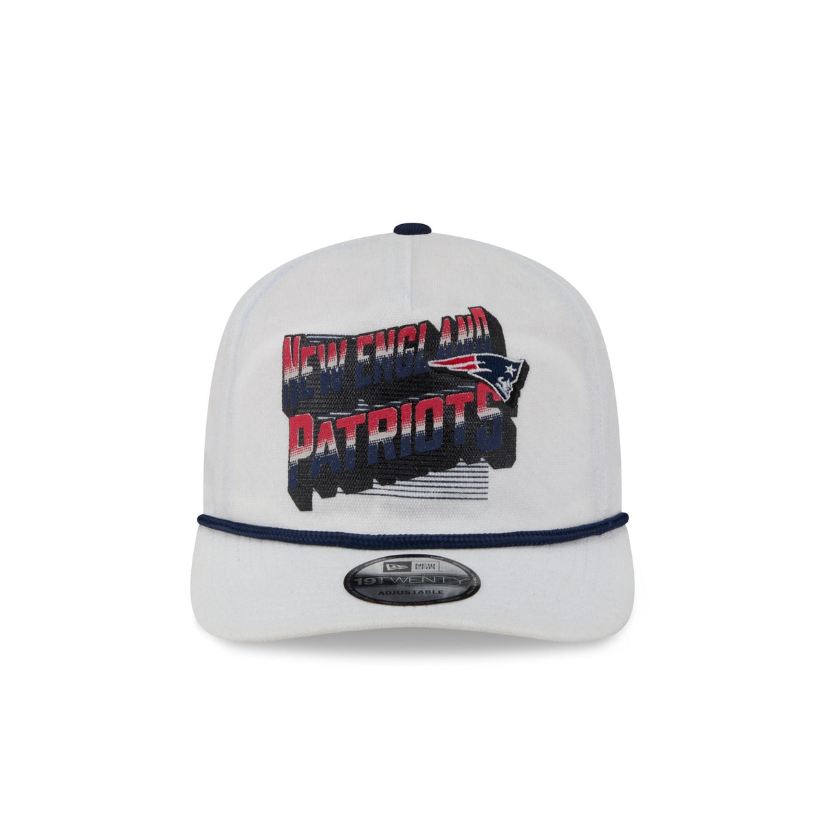 New England Patriots Duck Cloth 19TWENTY Adjustable Hat