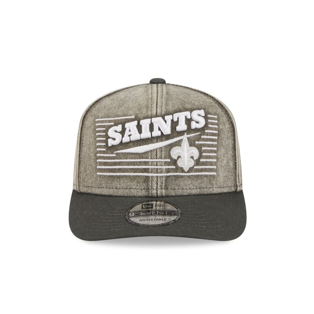 New Orleans Saints Washed Denim 9SEVENTY Adjustable Hat