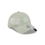 Dallas Cowboys Stitched Flowers Casual Classic Adjustable Hat