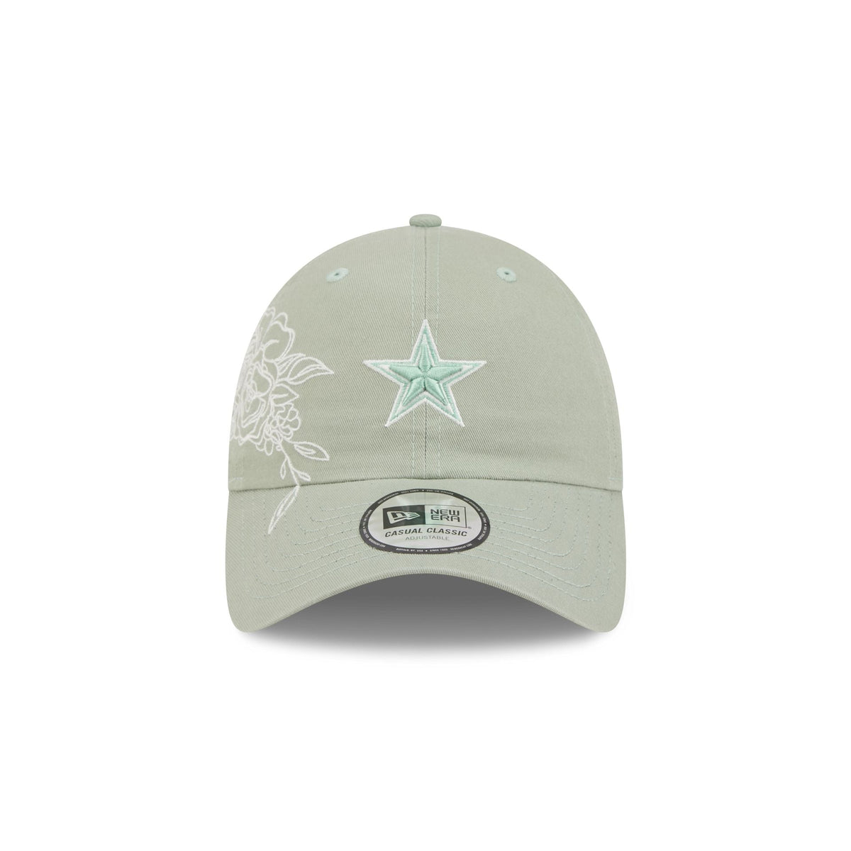 Dallas Cowboys Stitched Flowers Casual Classic Adjustable Hat