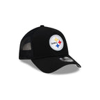 Pittsburgh Steelers Side Script 9FORTY A-Frame Trucker Hat