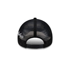Philadelphia Eagles Side Script Black 9FORTY A-Frame Trucker Hat