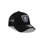 Las Vegas Raiders Side Script 9FORTY A-Frame Trucker Hat