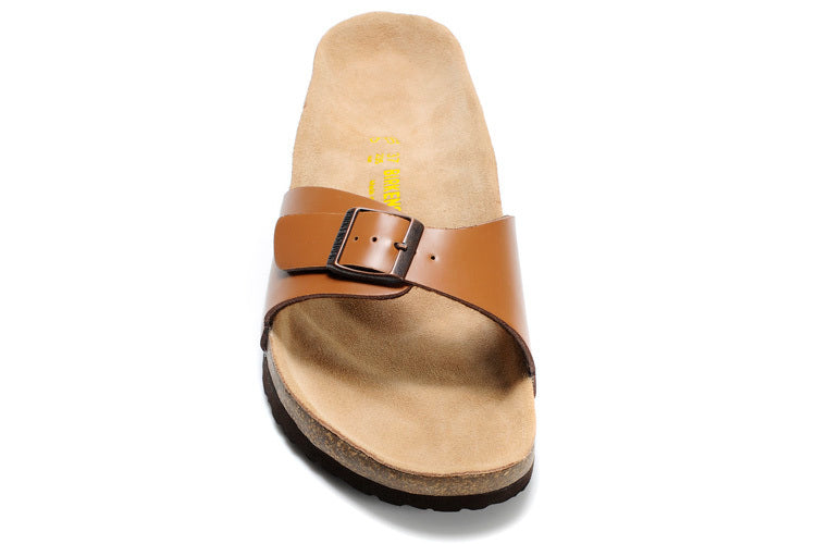 Birkenstock Madrid Slide Sandal Cognac