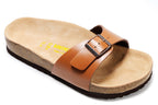 Birkenstock Madrid Slide Sandal Cognac