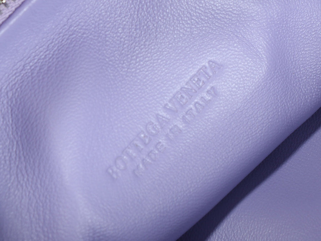 bv teen jodie 36cm purple lambskin