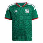 adidas 2026 Mexico Youth Stadium Home Soccer Jersey (Custom)