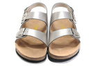 Birkenstock Milano Silver Metallic