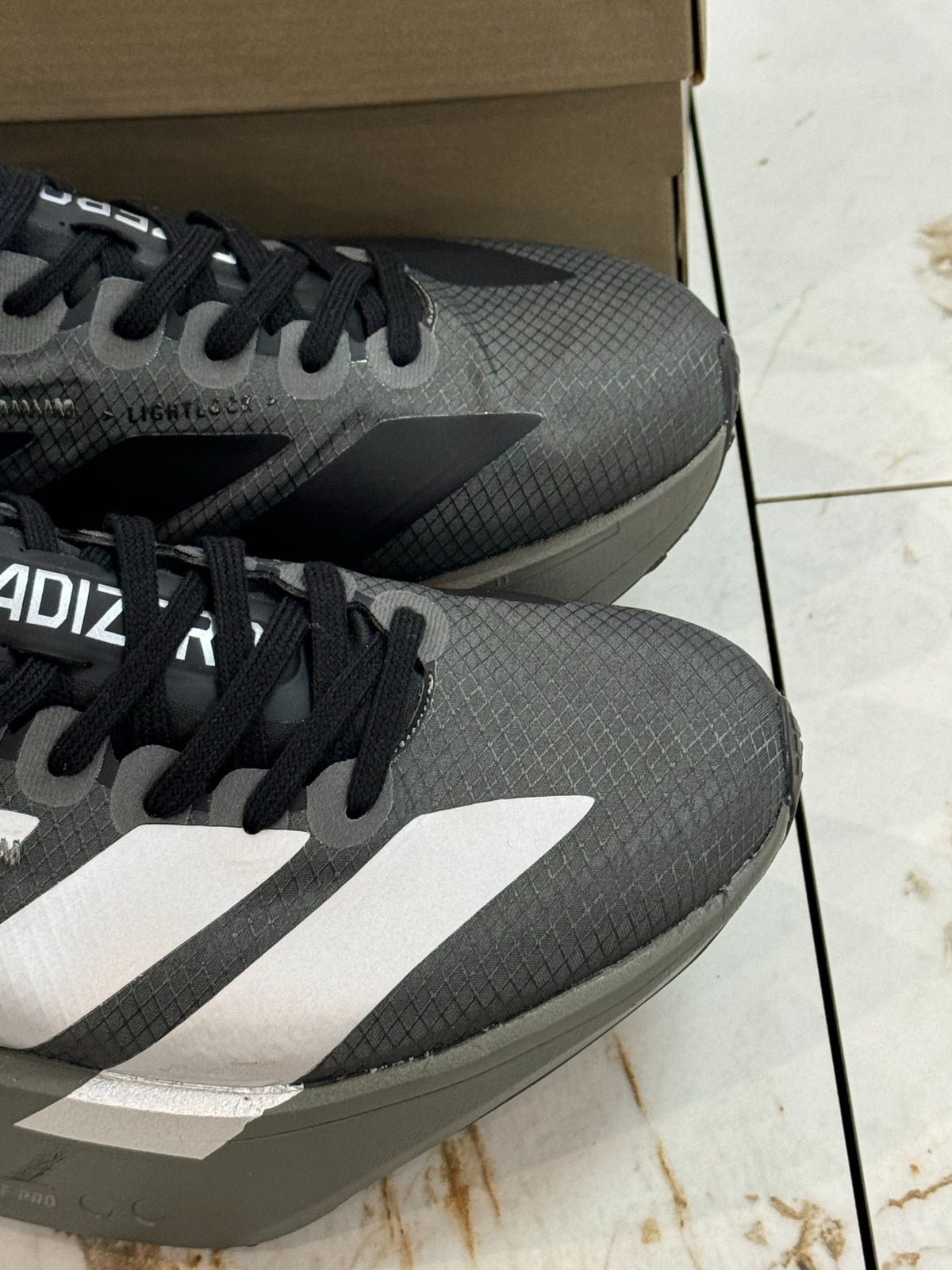 adidas Y-3 Adios Pro 4 Running Shoes - Core Black / Solid Grey