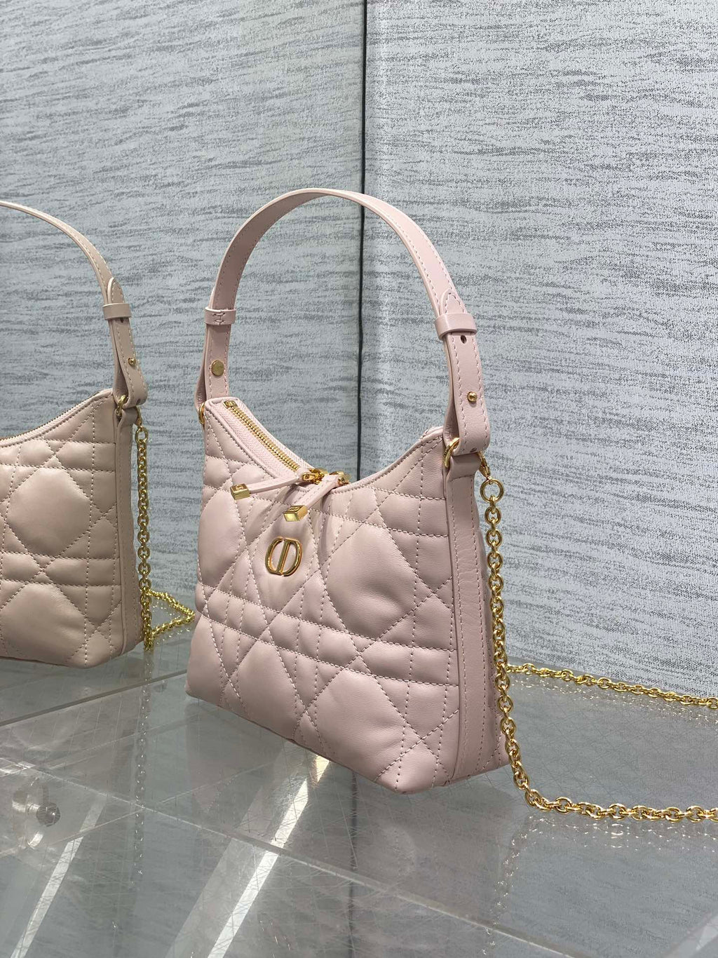 Dior 2025 Bag 19cm Pink Lambskin 272828