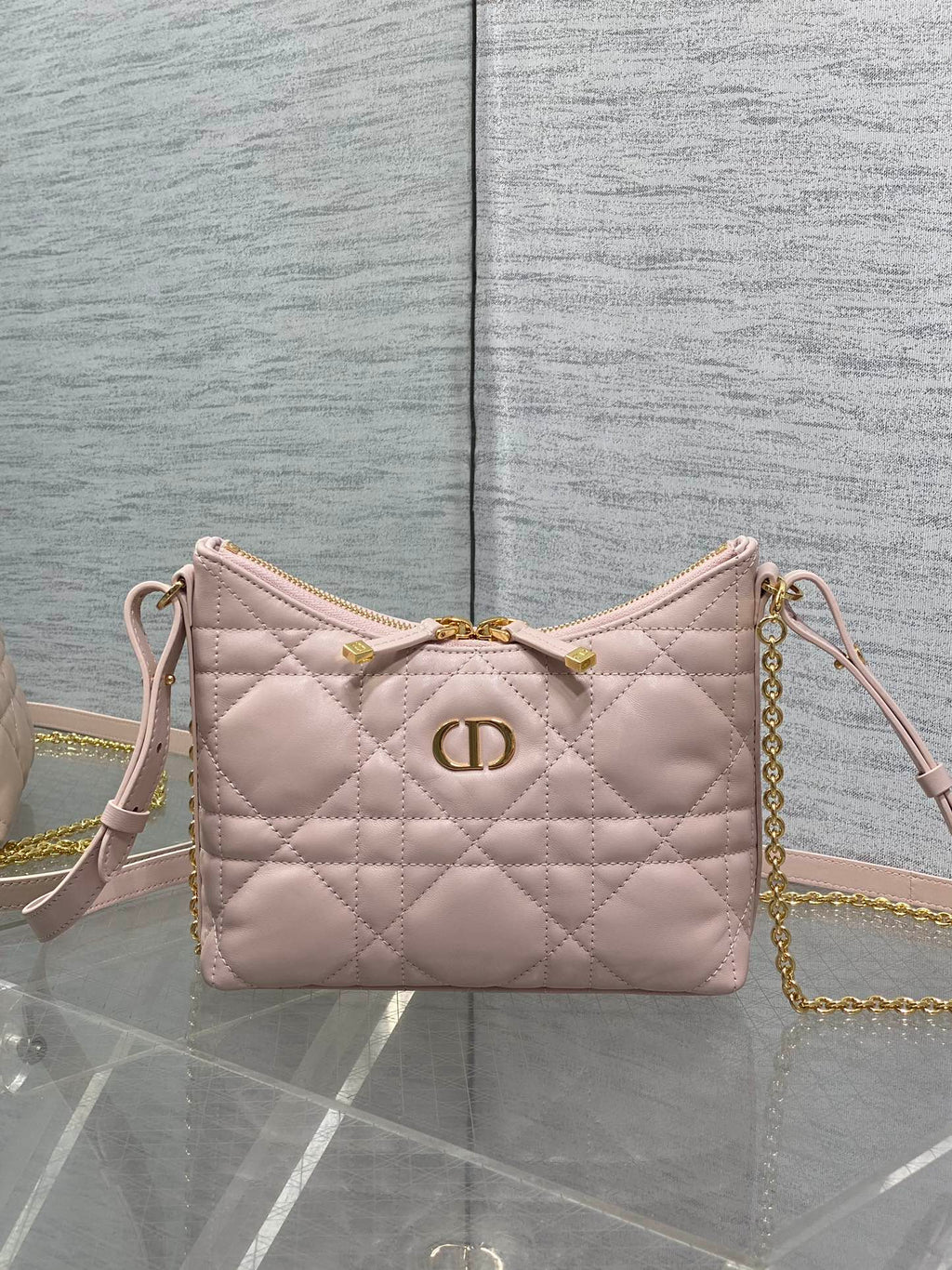 Dior 2025 Bag 19cm Pink Lambskin 272828