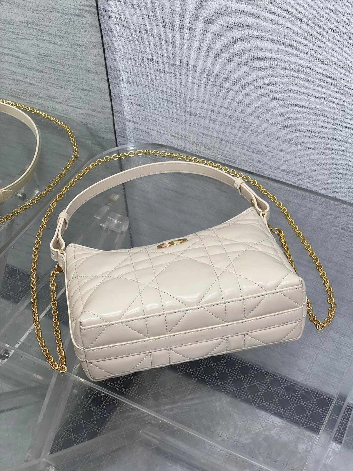 Dior 2025 Bag 19cm Cream Lambskin 272826