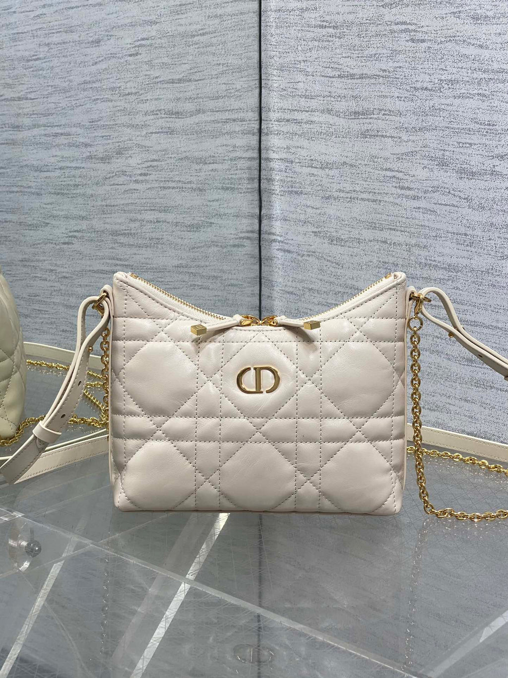 Dior 2025 Bag 19cm Cream Lambskin 272826
