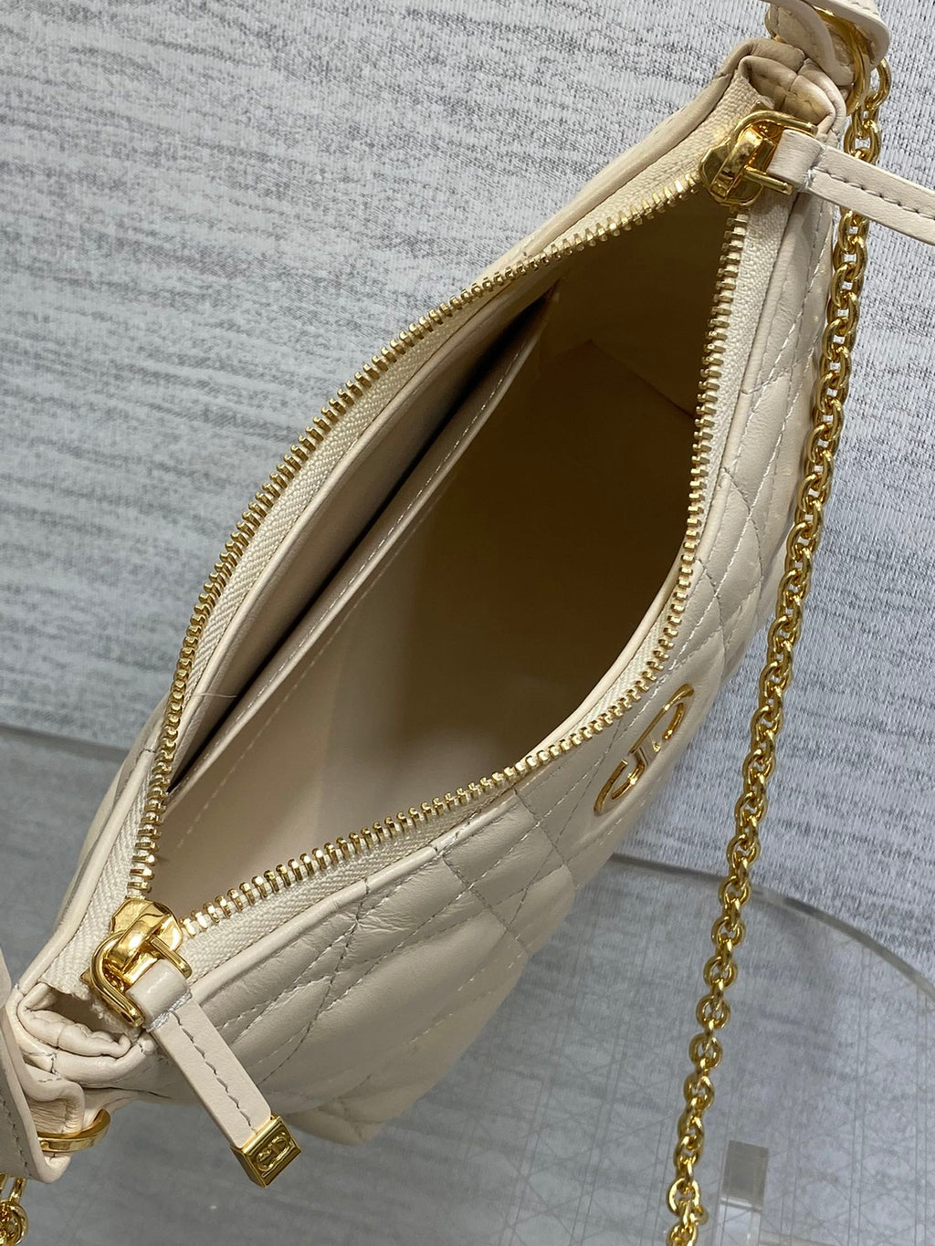 Dior 2025 Bag 19cm Cream Lambskin 272826
