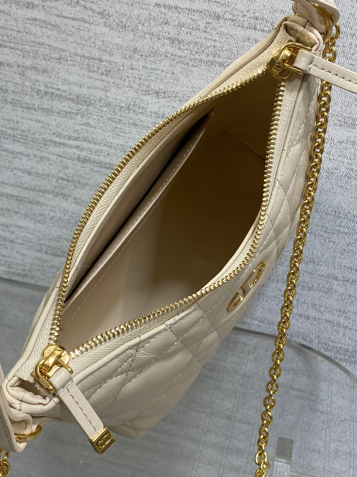 Dior 2025 Bag 19cm Cream Lambskin 272826