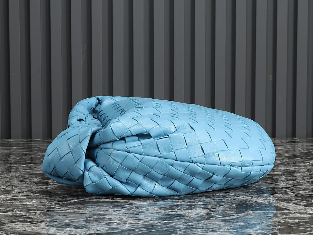 bv teen jodie 36cm ocean blue lambskin