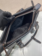 Prada Large Tote Bag 35cm Black Leather