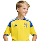 adidas 2026 Sweden Youth Stadium Home Soccer Jersey