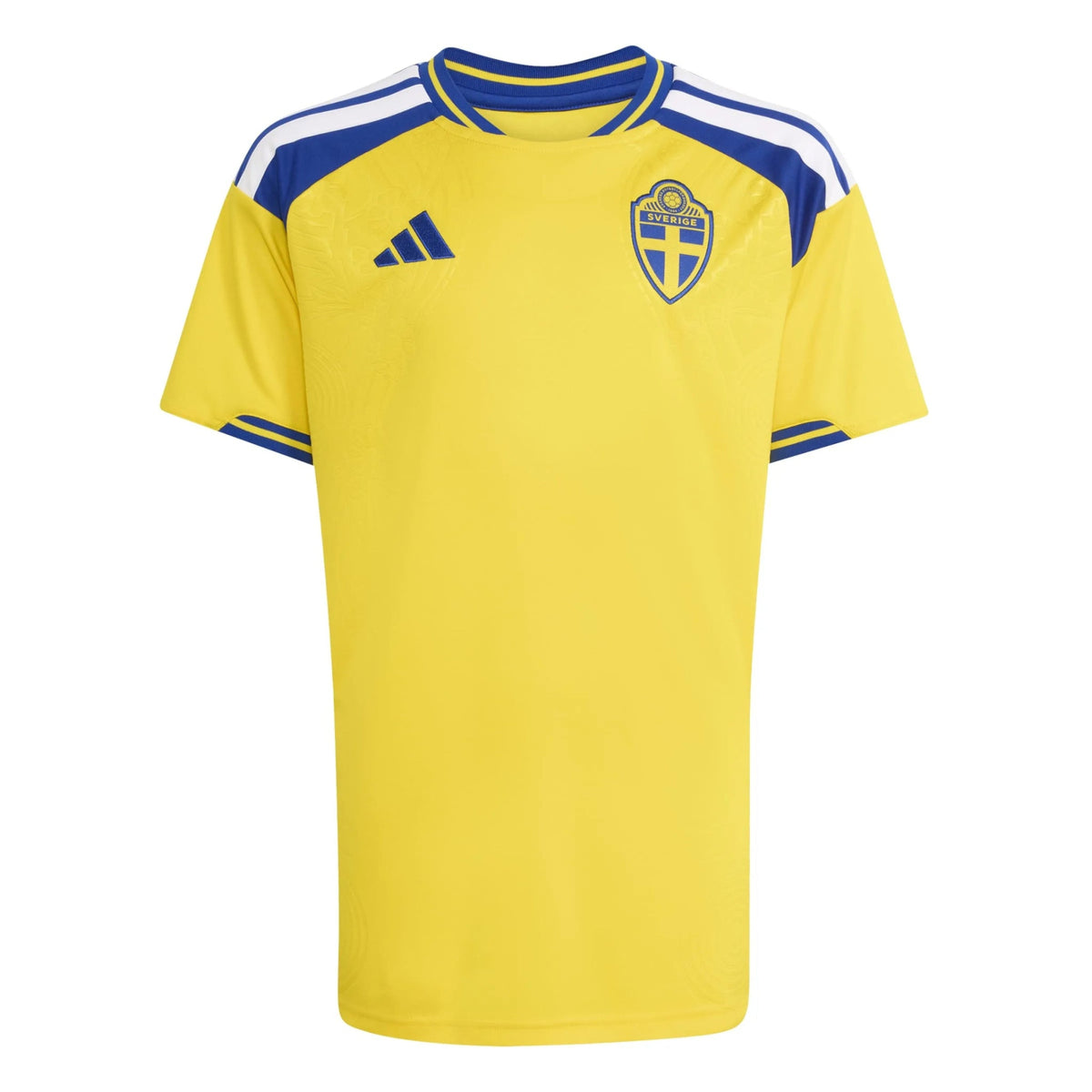 adidas 2026 Sweden Youth Stadium Home Soccer Jersey