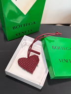 Bottega Veneta Heart Charm Lambskin