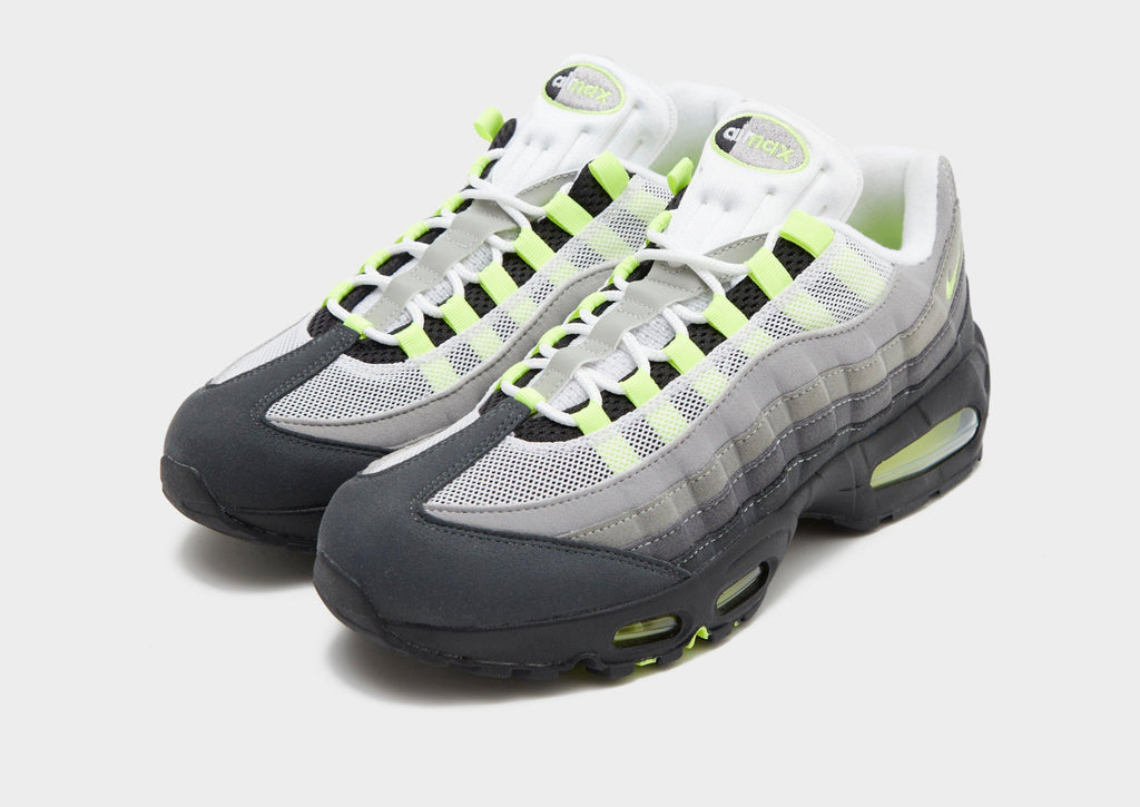 Nike Air Max 95 OG Neon Yellow Grey Casual Sneakers