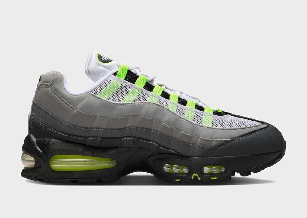 Nike Air Max 95 OG Neon Yellow Grey Casual Sneakers