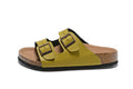 Birkenstock Arizona (Olive Green, Birko-Flor / Synthetic Leather)