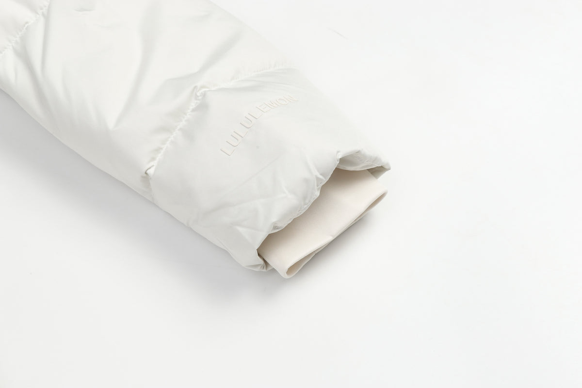 lululemon Women's Wunder Puff Water-Repellent Long Down Parka in White