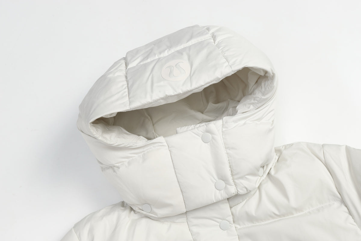 lululemon Women's Wunder Puff Water-Repellent Long Down Parka in White