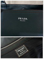 Prada Large Tote Bag 38cm Black Leather